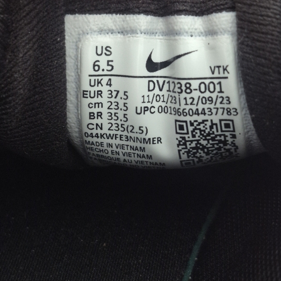 Nike Women's Motiva Shoes, Black, US 6.5 - Picture 5 of 8